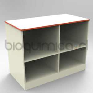 Mesón Lateral con Repisas - 100 x 60 x 90 cm