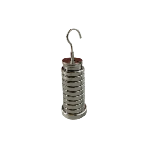 Set de masas con gancho – 250 g (cromado)