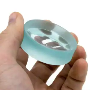 Lente de Vidrio Cóncavo - Longitud Focal 50 mm