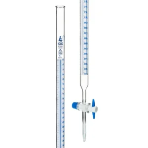 Bureta Schellbach 100 mL con Llave de PTFE Clase A Certificado lote ISO 385 EISCO