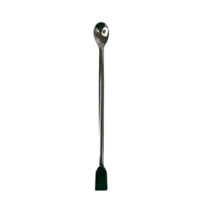 Espátula macro cuchara y plano - Acero inoxidable - 300 mm