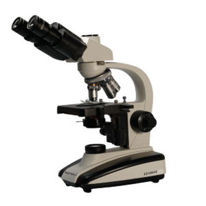 Microscopio Trinocular 1000x con 4 Objetivos [4x, 10x, 40x, 100x] y Platina Mecánica