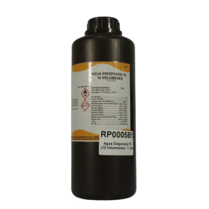 Agua Oxigenada 3% (10 volúmenes) - Técnico - 1 Litro
