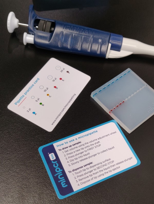 Experiencia miniPCR: Laboratorio de aprendizaje sobre pipetas - Imagen 4