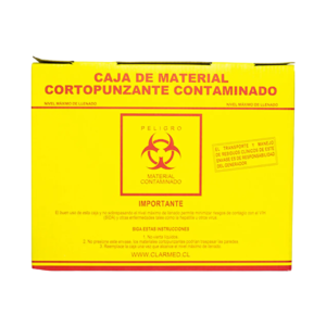 Caja Armable para Desechar Material Cortopunzante Grande