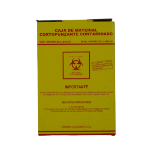 Caja Armable para Desechar Material Cortopunzante Mediana