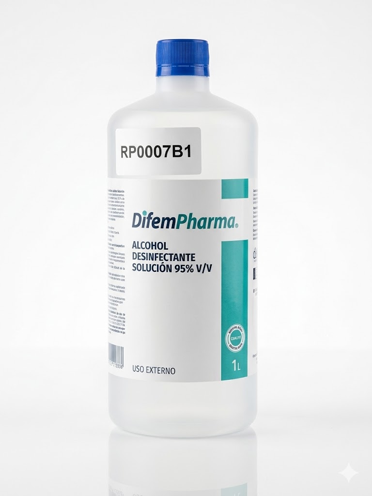 Alcohol desnaturalizado, Alcohol Etílico o Etanol 95° - 1 Litro