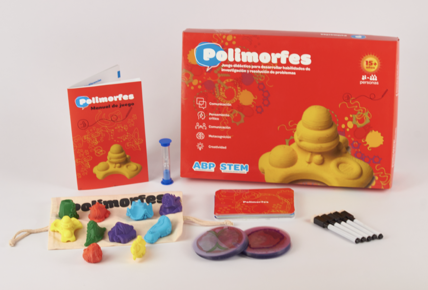 Juego de mesa Polimorfes: Actividades para el aprendizaje STEM - ABP