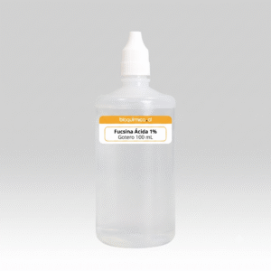 Fucsina Ácida 1% - Solucion Alcoholica - Técnico - Gotero 100 mL