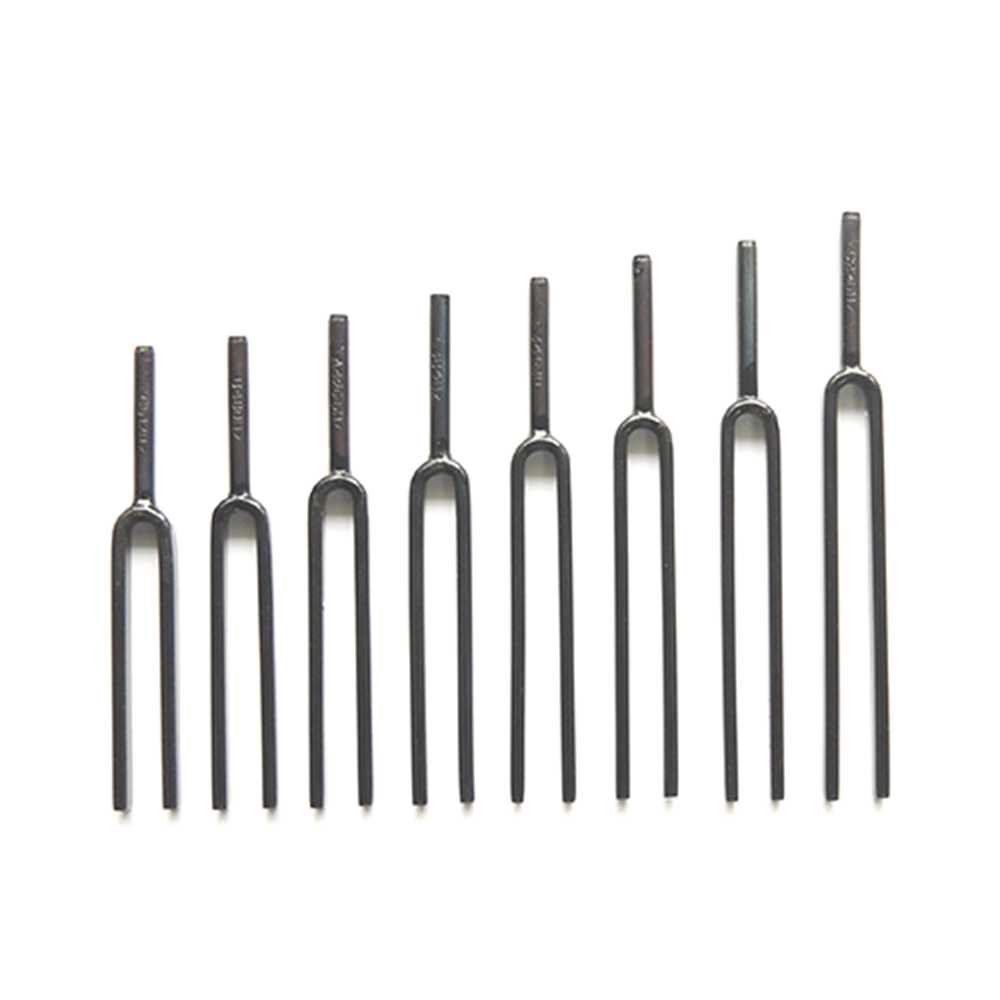 Set de 8 Diapasones de Acero Azul