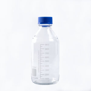 Botella Transparente con Tapa - Borosilicato - 1 Litro