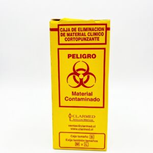 Caja Armable para Desechar Material Cortopunzante Pequeña