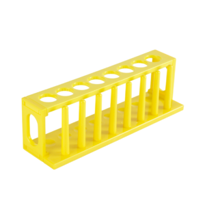 Gradilla Plástica P/8 Tubos de Ensayo 18 Mm con Secadero