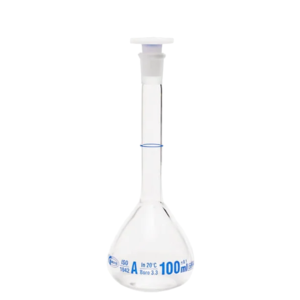 Matraz Aforado con Tapa - Clase A - 100 mL