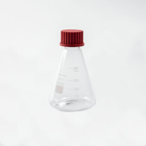 Matraz Erlenmeyer con tapa rosca - Borosilicato - 250 mL