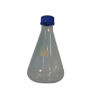Matraz Erlenmeyer con tapa rosca - Borosilicato - 1 Litro