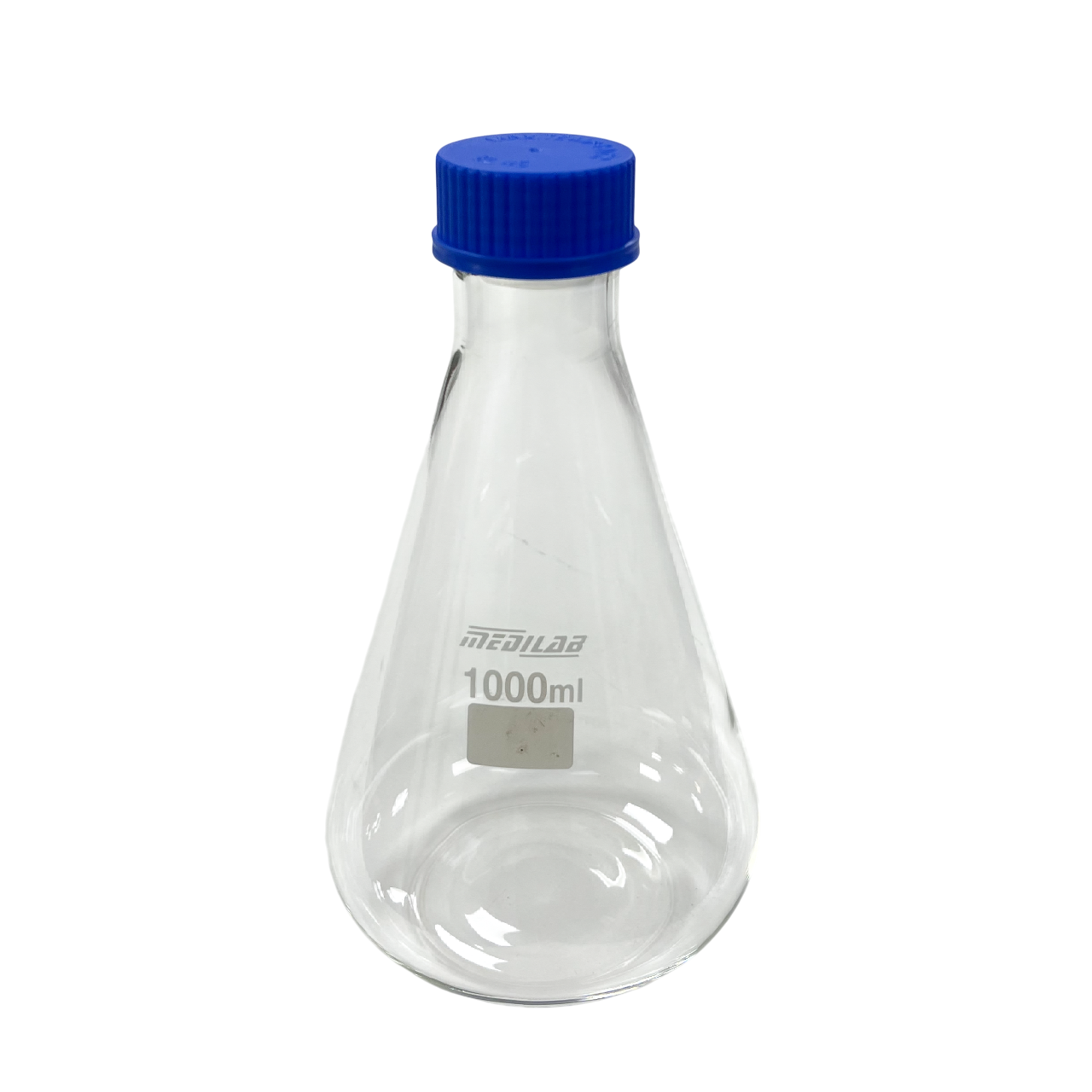 Matraz Erlenmeyer con tapa rosca - Borosilicato - 1 Litro