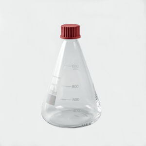 Matraz Erlenmeyer con tapa rosca - Borosilicato - 1 Litro