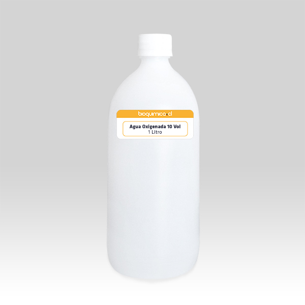Agua Oxigenada 3% (10 volúmenes) - Técnico - 1 Litro