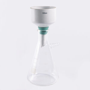 Sistema de Filtración al Vacío L – Kitasato 1000 mL + Embudo Büchner Ø 90 mm