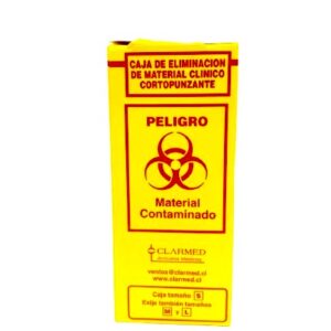 Caja Armable para Desechar Material Cortopunzante Pequeña