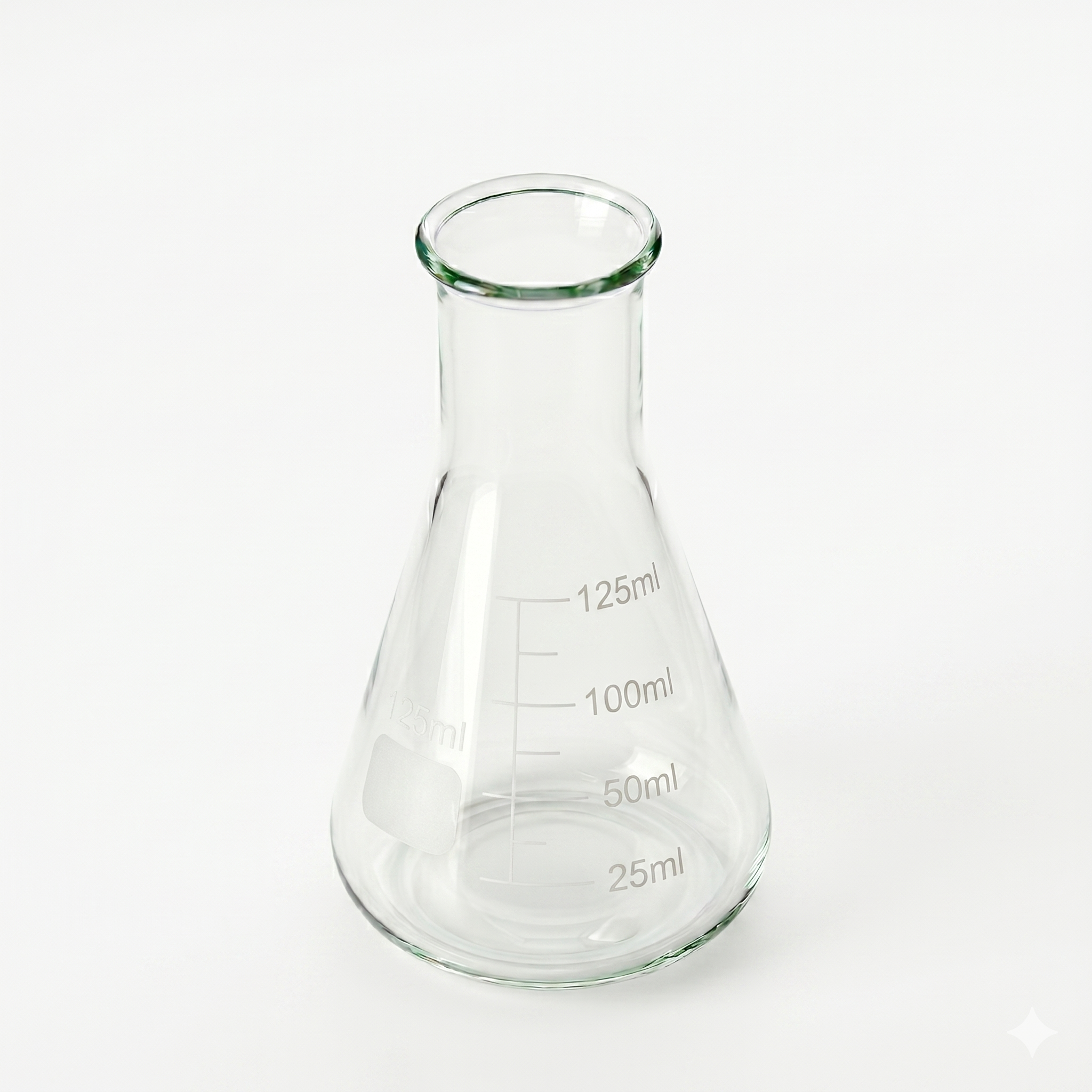 Matraz Erlenmeyer - Borosilicato - 125 mL