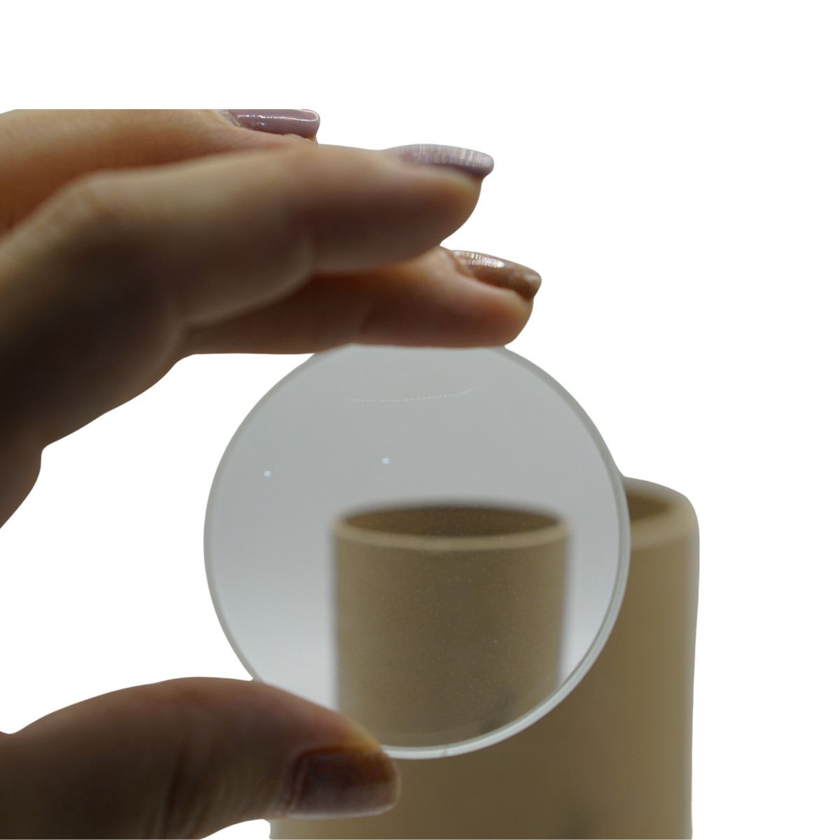 Lente de Vidrio Cóncavo - Longitud Focal 150 mm