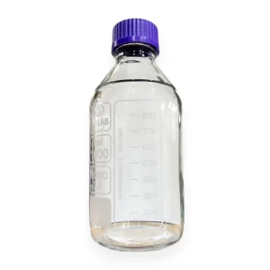 Botella Transparente con Tapa - Borosilicato - 1 Litro