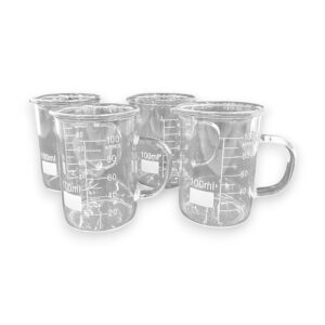 Taza Vaso Precipitado - 100mL (Set 4 unidades)