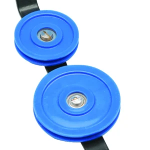 Polea Tandem Doble con Rodamiento de Bolas Plástico