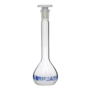 Matraz volumétrico aforado 50 mL tapón PE - Borosilicato - Certif lote ISO 1042 EISCO CH0446D