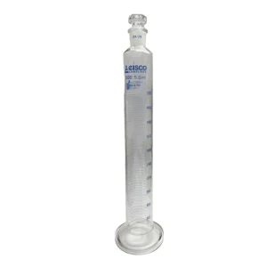 Probeta Graduada de Vidrio 500 mL - Clase A con  Tapones de vidrio y PP - Cert ISO 4788 EISCO