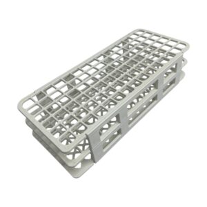 Gradilla plástica para 90 tubos 13 mm diámetro