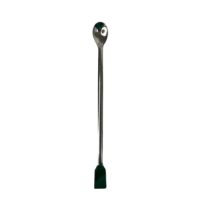 Espátula macro cuchara y plano - Acero inoxidable - 300 mm