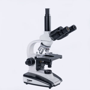 Microscopio Trinocular 1000x con 4 Objetivos [4x, 10x, 40x, 100x] y Platina Mecánica