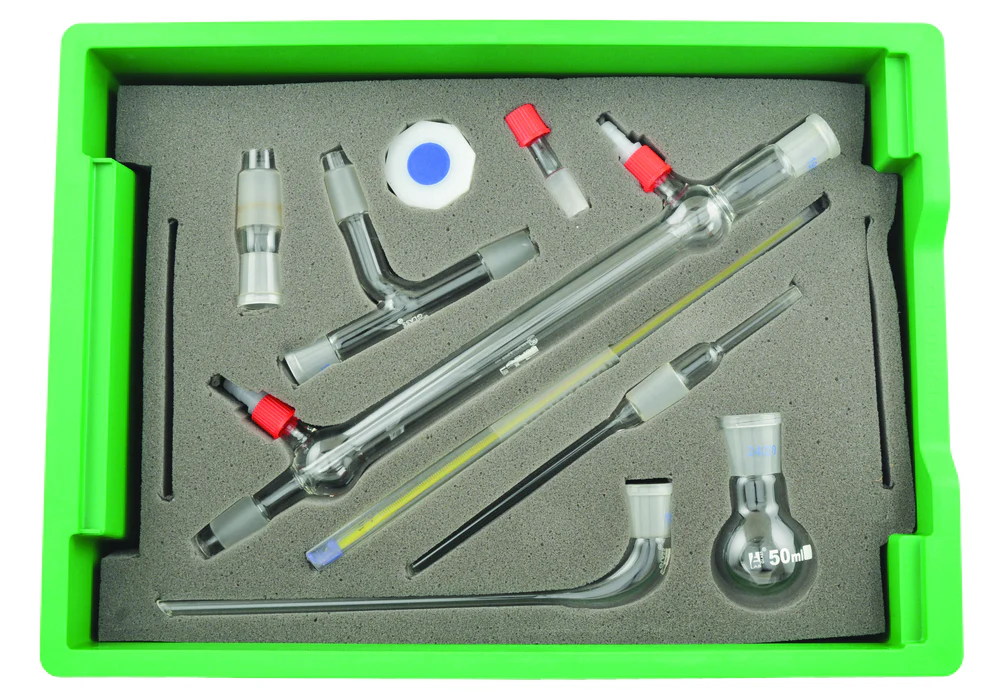 Set de Química Orgánica Avanzada – Destilación, Reflujo y Arrastre de Vapor (Eisco)