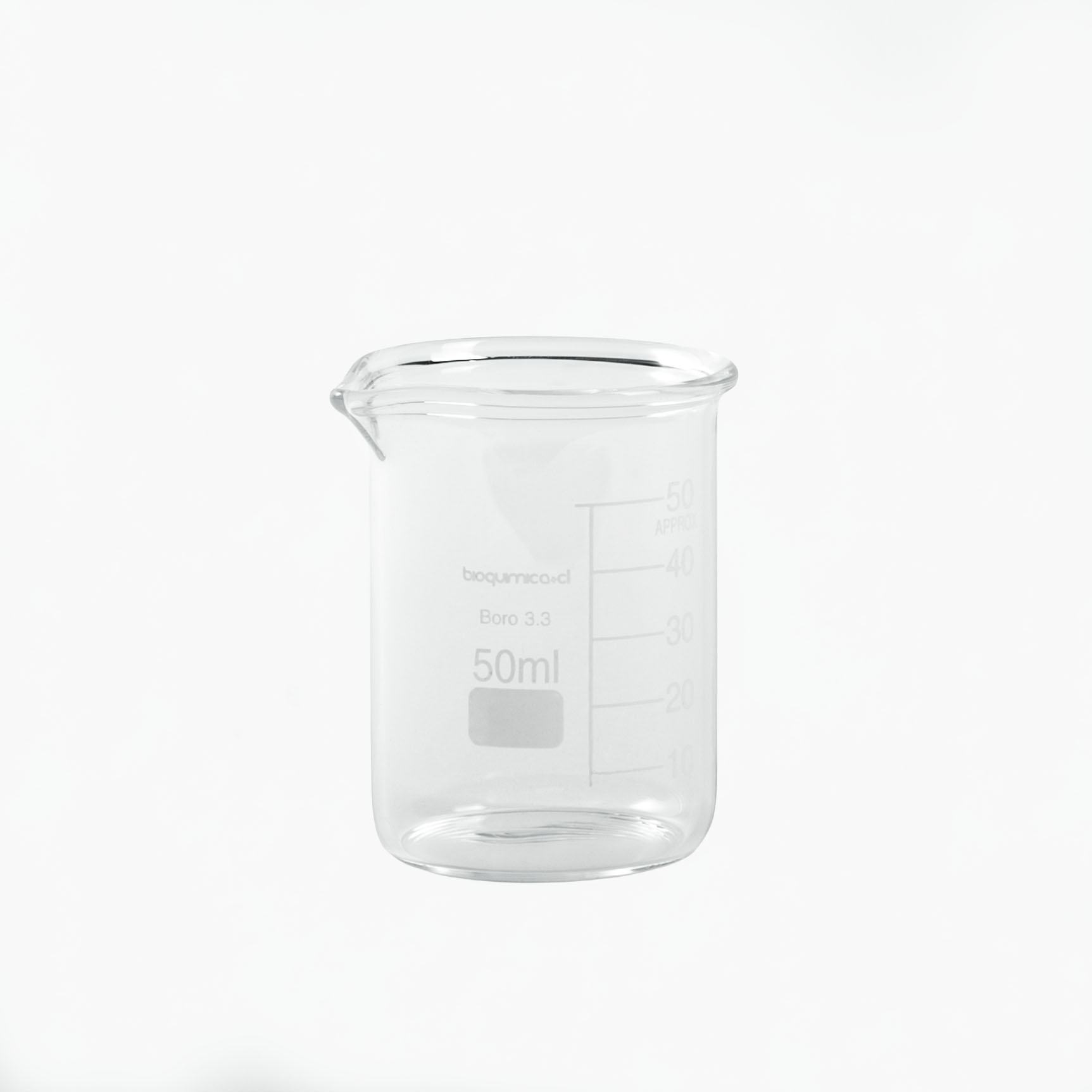 Vaso de Precipitado - Vidrio Borosilicato - 50 mL Pack de 10 Un