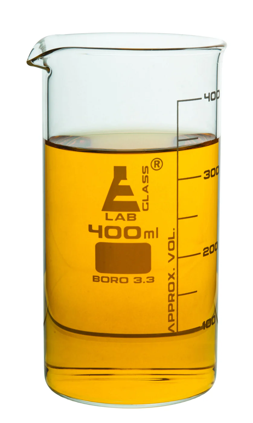 Vaso de precipitado alto Borosilicato 400 mL EISCO Certificado