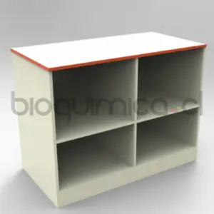 Mesón Lateral con Repisas - 100 x 60 x 90 cm