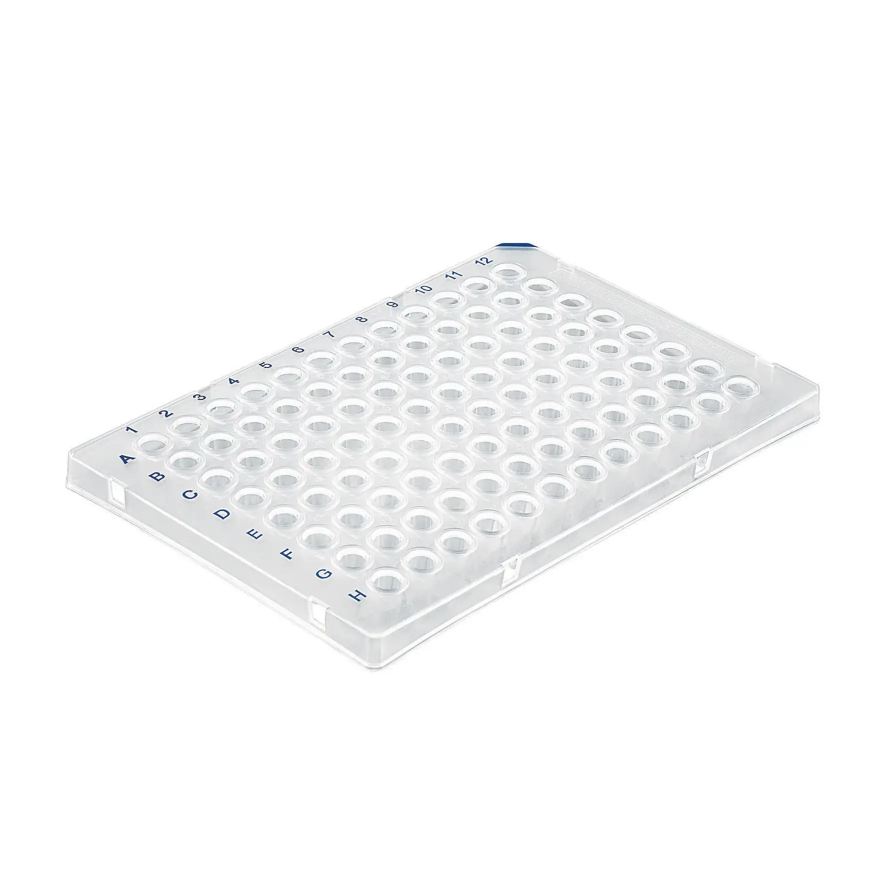 Placa PCR 96 Pocillos 0,1 ml Medio Faldon (PCR Plate Half Skirt con pestaña superior) - 50 unidades