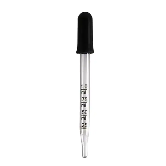 Gotario de Vidrio con Bulbo de Silicona - 1 mL