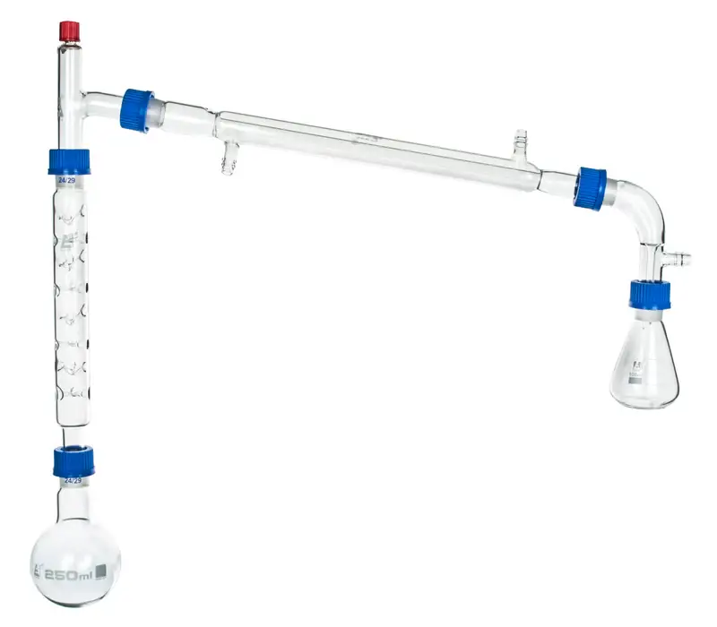Equipo de destilación fraccionada al vacío - 250 mL