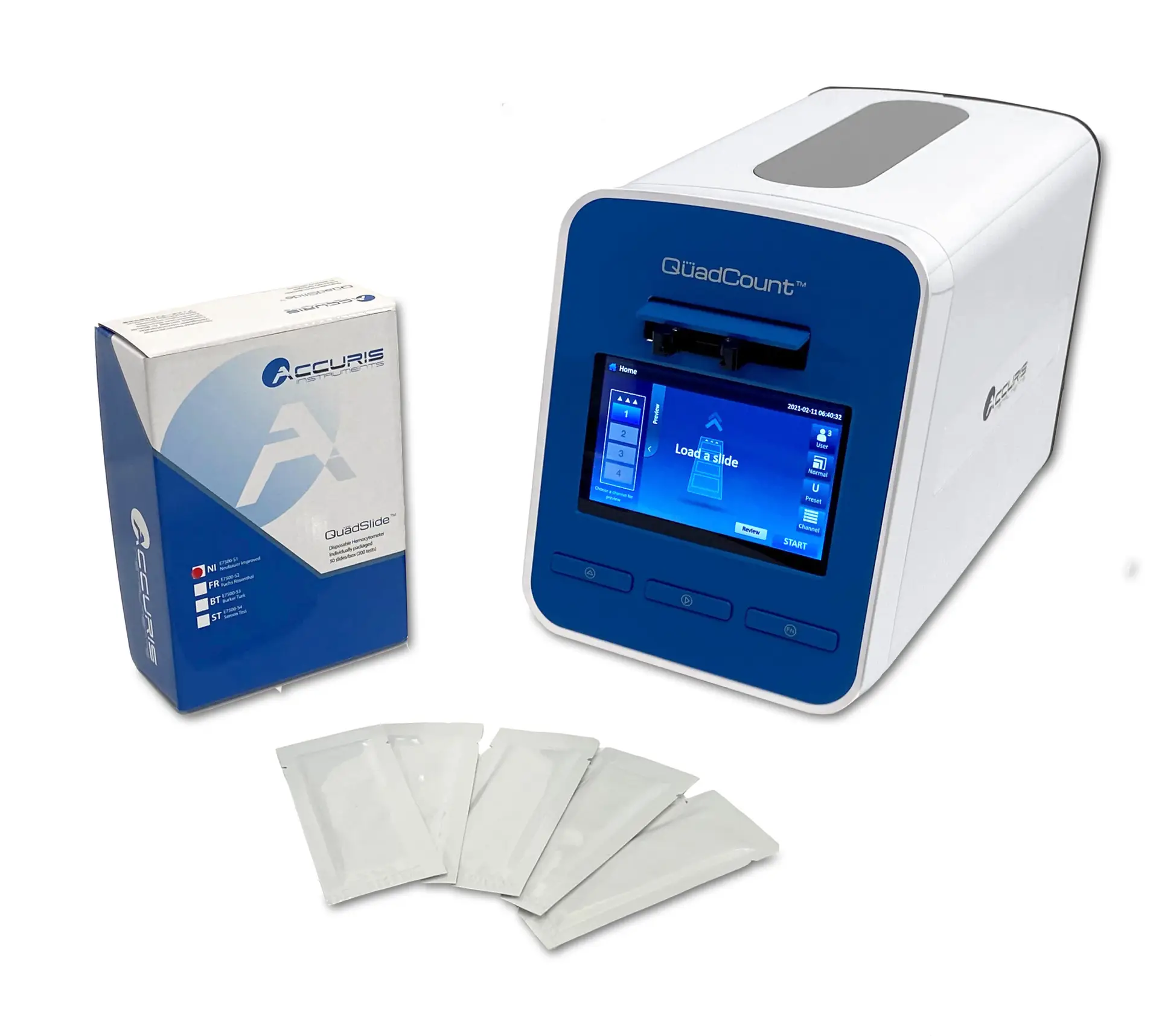 Contador Automático de Células QuadCount™ – Accuris Instruments