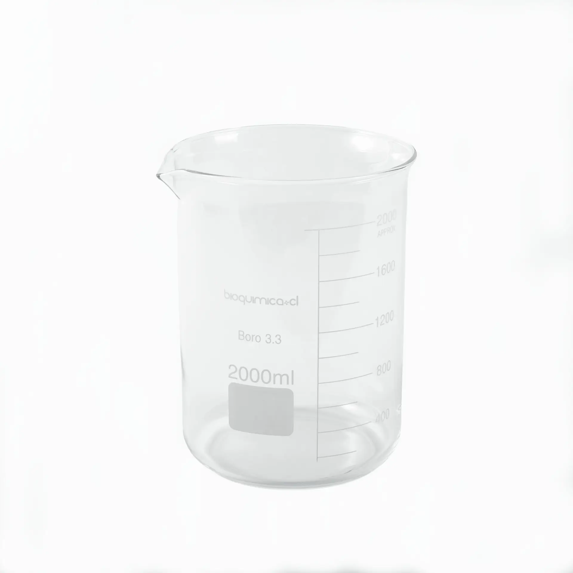 Vaso de precipitado - Vidrio borosilicato - 2 litros