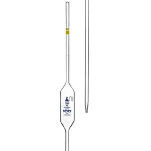 Pipeta Volumetrica 100 mL simple aforo Clase A Certif lote ISO 648 - EISCO
