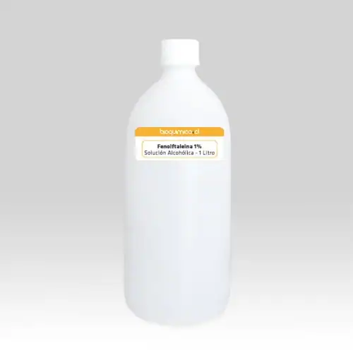 Fenolftaleína 1% - Indicador de pH - Técnico - 1 Litro