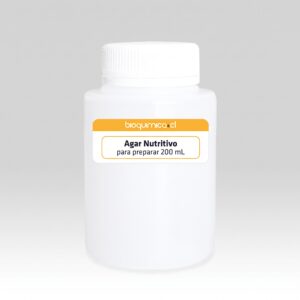 AGAR NUTRITIVO Para preparar 200 mL de medio de cultivo
