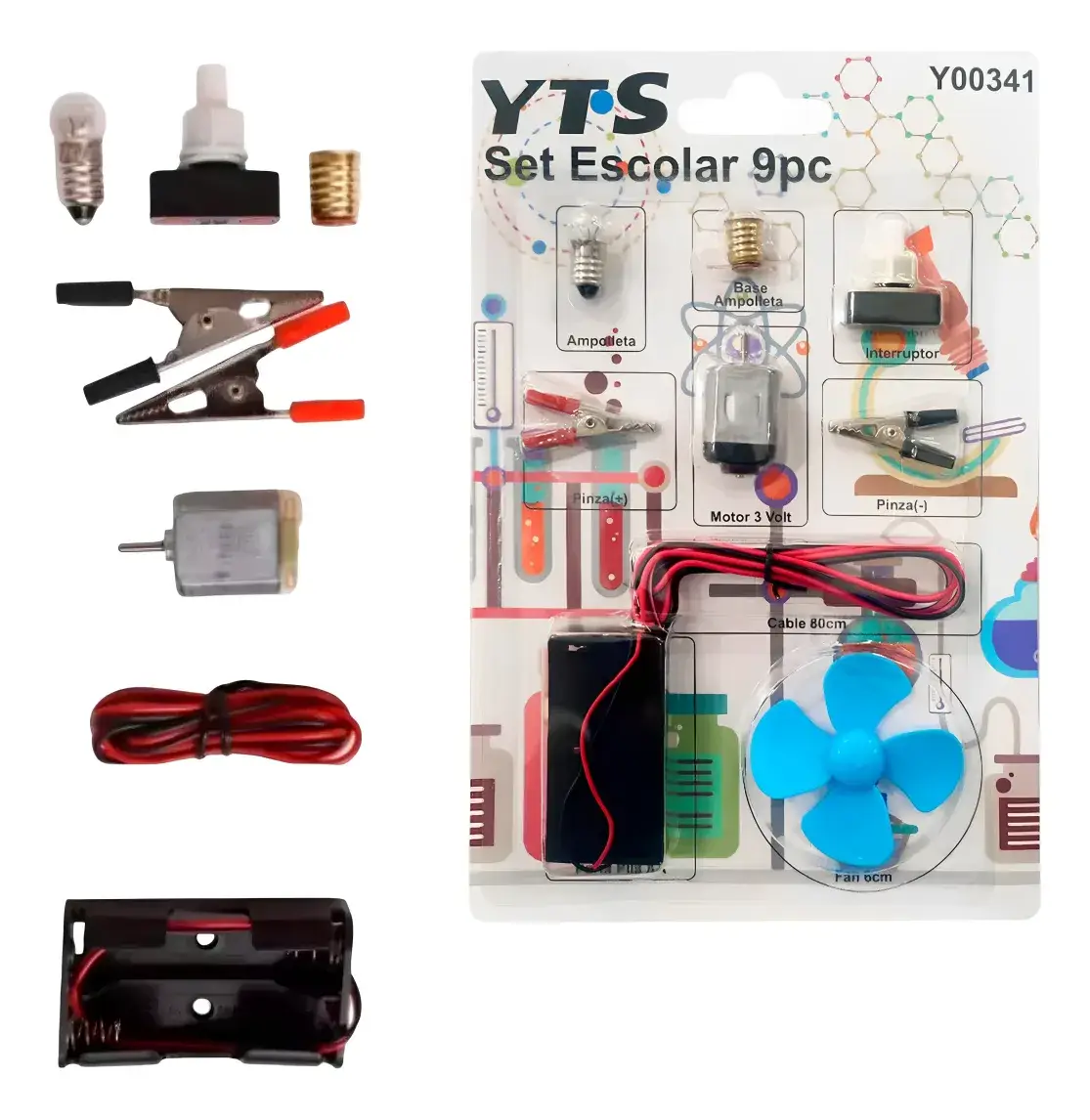 Kit Escolar de Circuitos Electricos