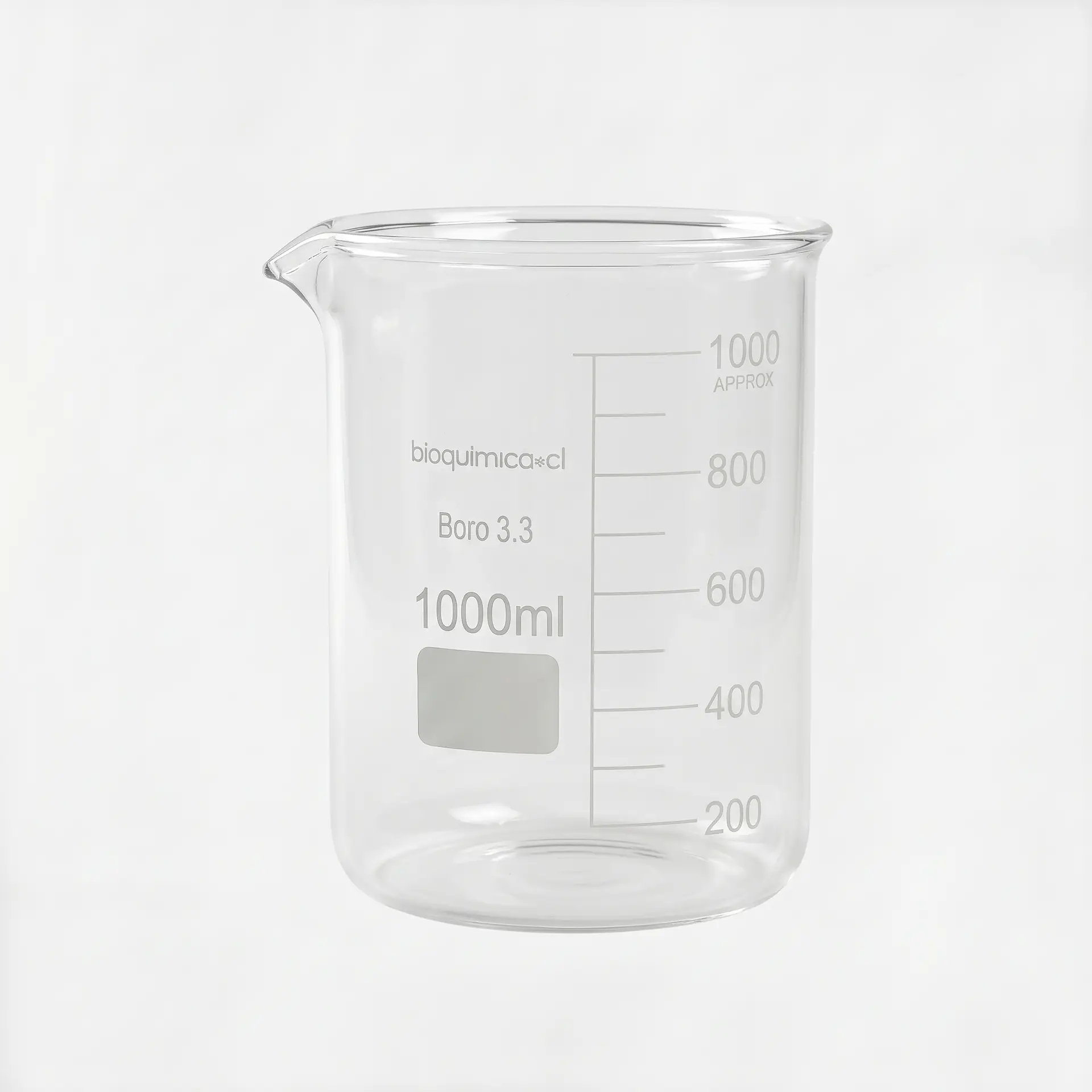 Vaso de Precipitado - Vidrio Borosilicato - 1 litro Pack 6 Un