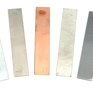Set de Electrodos Metálicos para Electroquímica (7 Piezas) – 100x20 mm